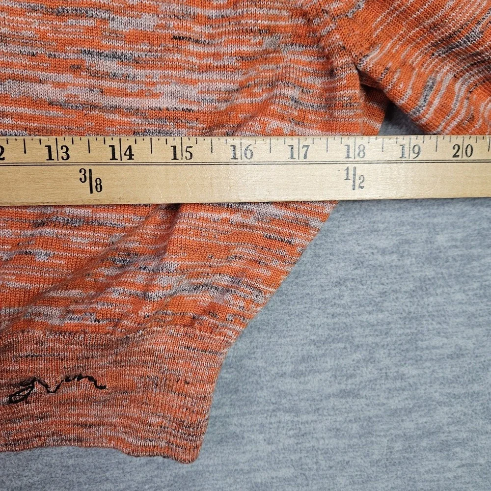 Ganni Merino Mouline Women's Cropped 100% Wool Knit Elbow Sleeve Top Size L